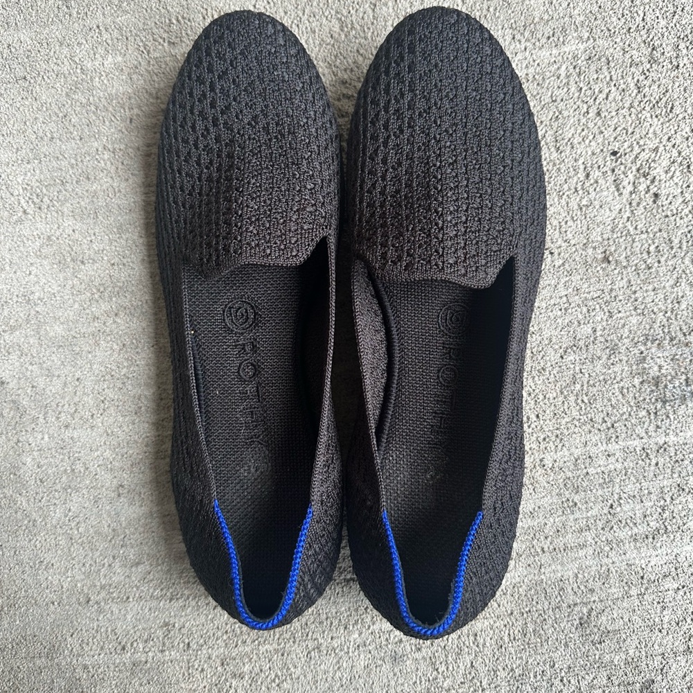 Rothy's Black Knit Loafers